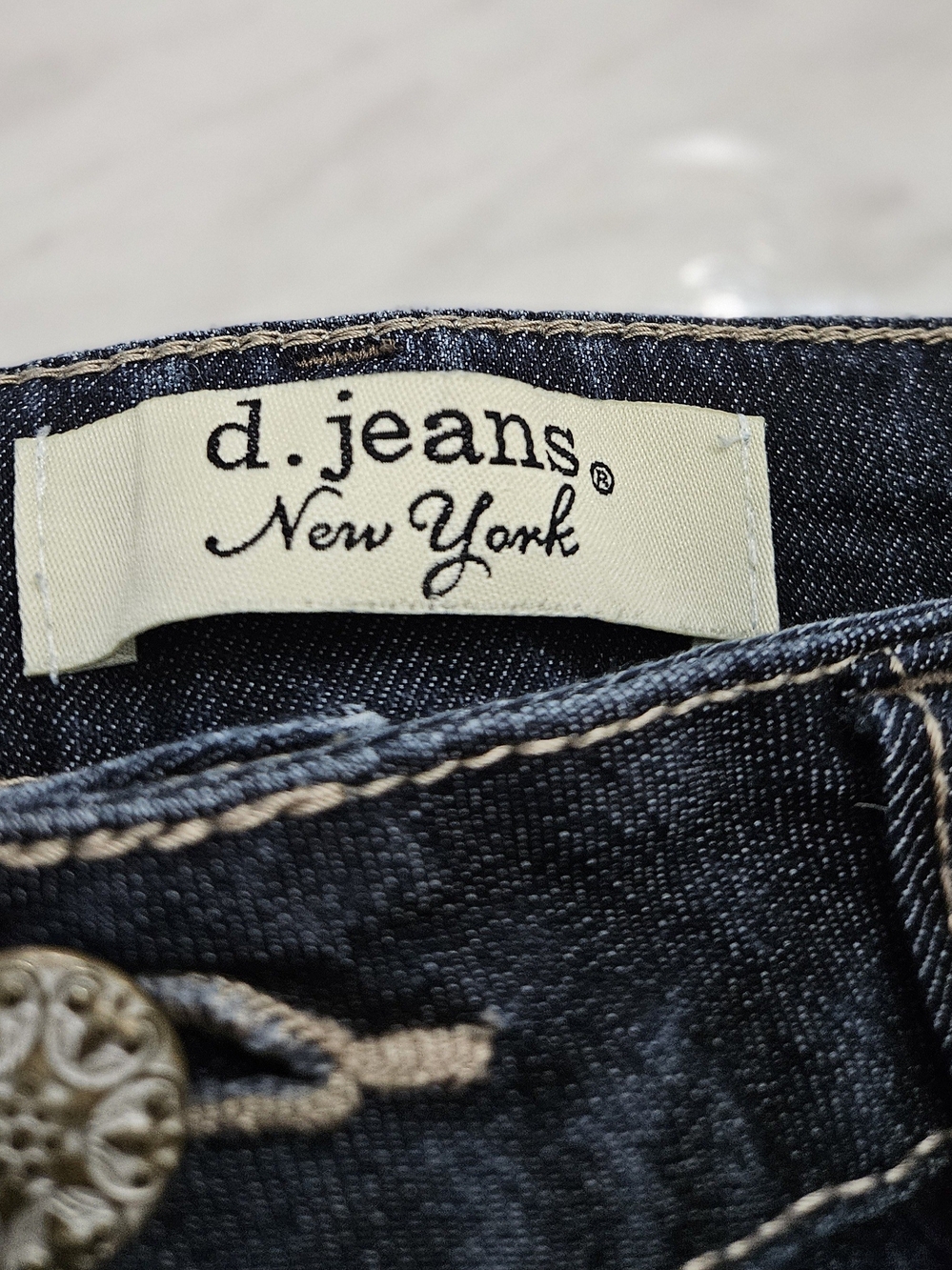 d. jeans Dark Indigo Straight Leg Women’s Jeans